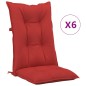 vidaXL Gartenstühle mit Kissen 6 Stk. Massivholz Teak vidaXL Gartenstühle mit Kissen 6 Stk. Massivholz Teak