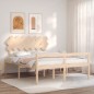 vidaXL Seniorenbett mit Kopfteil 140x200 cm Massivholz vidaXL Seniorenbett mit Kopfteil 140x200 cm Massivholz