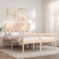 vidaXL Seniorenbett mit Kopfteil 140x200 cm Massivholz vidaXL Seniorenbett mit Kopfteil 140x200 cm Massivholz