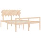 vidaXL Seniorenbett mit Kopfteil 140x200 cm Massivholz vidaXL Seniorenbett mit Kopfteil 140x200 cm Massivholz