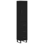 vidaXL Highboard Schwarz 34,5x34x180 cm Holzwerkstoff vidaXL Highboard Schwarz 34,5x34x180 cm Holzwerkstoff