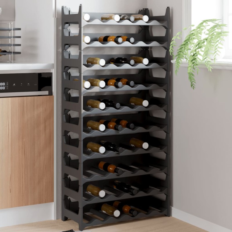 vidaXL Weinregal für 60 Flaschen PP Stapelbar vidaXL Weinregal für 60 Flaschen PP Stapelbar