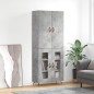 vidaXL Highboard Betongrau 69,5x34x180 cm Holzwerkstoff vidaXL Highboard Betongrau 69,5x34x180 cm Holzwerkstoff
