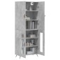 vidaXL Highboard Betongrau 69,5x34x180 cm Holzwerkstoff vidaXL Highboard Betongrau 69,5x34x180 cm Holzwerkstoff