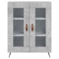 vidaXL Highboard Betongrau 69,5x34x180 cm Holzwerkstoff vidaXL Highboard Betongrau 69,5x34x180 cm Holzwerkstoff
