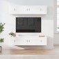 vidaXL 6-tlg. TV-Schrank-Set Hochglanz-Weiß Holzwerkstoff vidaXL 6-tlg. TV-Schrank-Set Hochglanz-Weiß Holzwerkstoff