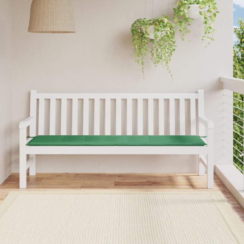 Gartenbank-Auflage Grün 180x50x3 cm Oxford-Gewebe Gartenbank-Auflage Grün 180x50x3 cm Oxford-Gewebe