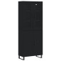 vidaXL Highboard Schwarz 69,5x34x180 cm Holzwerkstoff vidaXL Highboard Schwarz 69,5x34x180 cm Holzwerkstoff