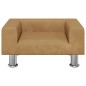 vidaXL Hundebett Braun 50x40x26,5 cm Samt vidaXL Hundebett Braun 50x40x26,5 cm Samt