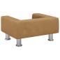 vidaXL Hundebett Braun 50x40x26,5 cm Samt vidaXL Hundebett Braun 50x40x26,5 cm Samt