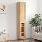 vidaXL Highboard Sonoma-Eiche 34,5x34x180 cm Holzwerkstoff vidaXL Highboard Sonoma-Eiche 34,5x34x180 cm Holzwerkstoff