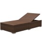 3-tlg. Garten-Lounge-Set mit Auflagen Poly Rattan Braun 3-tlg. Garten-Lounge-Set mit Auflagen Poly Rattan Braun