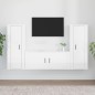 vidaXL 3-tlg. TV-Schrank-Set Hochglanz-Weiß Holzwerkstoff vidaXL 3-tlg. TV-Schrank-Set Hochglanz-Weiß Holzwerkstoff