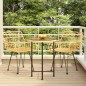 vidaXL 3-tlg. Garten-Essgruppe Poly Rattan vidaXL 3-tlg. Garten-Essgruppe Poly Rattan