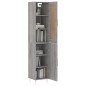 vidaXL Highboard Grau Sonoma 34,5x34x180 cm Holzwerkstoff vidaXL Highboard Grau Sonoma 34,5x34x180 cm Holzwerkstoff