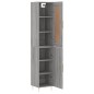 vidaXL Highboard Grau Sonoma 34,5x34x180 cm Holzwerkstoff vidaXL Highboard Grau Sonoma 34,5x34x180 cm Holzwerkstoff