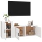 vidaXL 2-tlg. TV-Schrank-Set Hochglanz-Weiß Holzwerkstoff vidaXL 2-tlg. TV-Schrank-Set Hochglanz-Weiß Holzwerkstoff