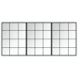 vidaXL Wandspiegel 3 Stk. Schwarz 80x60 cm Metall vidaXL Wandspiegel 3 Stk. Schwarz 80x60 cm Metall