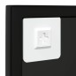 vidaXL Wandspiegel 3 Stk. Schwarz 80x60 cm Metall vidaXL Wandspiegel 3 Stk. Schwarz 80x60 cm Metall
