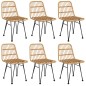 vidaXL 7-tlg. Garten-Essgruppe Poly Rattan vidaXL 7-tlg. Garten-Essgruppe Poly Rattan