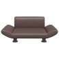 vidaXL Hundebett Braun 70x45x28 cm Kunstleder vidaXL Hundebett Braun 70x45x28 cm Kunstleder
