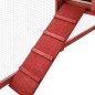vidaXL Kaninchenstall mit Freilauf Rot und Weiß Tanne Massivholz vidaXL Kaninchenstall mit Freilauf Rot und Weiß Tanne Massivholz