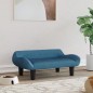 vidaXL Hundebett Blau 70x40x24 cm Samt vidaXL Hundebett Blau 70x40x24 cm Samt