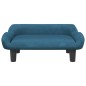 vidaXL Hundebett Blau 70x40x24 cm Samt vidaXL Hundebett Blau 70x40x24 cm Samt