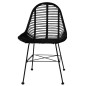 vidaXL Esszimmerstühle 6 Stk. Schwarz Natur Rattan vidaXL Esszimmerstühle 6 Stk. Schwarz Natur Rattan