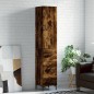 vidaXL Highboard Räuchereiche 34,5x34x180 cm Holzwerkstoff vidaXL Highboard Räuchereiche 34,5x34x180 cm Holzwerkstoff