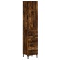 vidaXL Highboard Räuchereiche 34,5x34x180 cm Holzwerkstoff vidaXL Highboard Räuchereiche 34,5x34x180 cm Holzwerkstoff