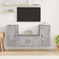vidaXL 3-tlg. TV-Schrank-Set Betongrau Holzwerkstoff vidaXL 3-tlg. TV-Schrank-Set Betongrau Holzwerkstoff