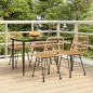 vidaXL 5-tlg. Garten-Essgruppe Poly Rattan vidaXL 5-tlg. Garten-Essgruppe Poly Rattan