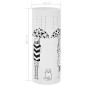 vidaXL Regenschirmständer Frauen-Design Stahl Weiß vidaXL Regenschirmständer Frauen-Design Stahl Weiß
