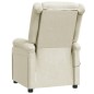 vidaXL Massagesessel Cremeweiß Kunstleder vidaXL Massagesessel Cremeweiß Kunstleder