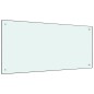 vidaXL Küchenrückwand Weiß 100x50 cm Hartglas vidaXL Küchenrückwand Weiß 100x50 cm Hartglas