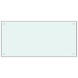 vidaXL Küchenrückwand Weiß 100x50 cm Hartglas vidaXL Küchenrückwand Weiß 100x50 cm Hartglas