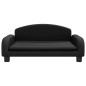 vidaXL Hundebett Schwarz 70x45x30 cm Kunstleder vidaXL Hundebett Schwarz 70x45x30 cm Kunstleder