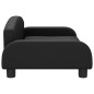vidaXL Hundebett Schwarz 70x45x30 cm Kunstleder vidaXL Hundebett Schwarz 70x45x30 cm Kunstleder