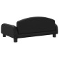 vidaXL Hundebett Schwarz 70x45x30 cm Kunstleder vidaXL Hundebett Schwarz 70x45x30 cm Kunstleder