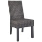 vidaXL Esszimmerstühle 6 Stk. Braun Kubu Rattan und Mangoholz vidaXL Esszimmerstühle 6 Stk. Braun Kubu Rattan und Mangoholz