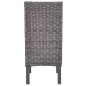 vidaXL Esszimmerstühle 6 Stk. Braun Kubu Rattan und Mangoholz vidaXL Esszimmerstühle 6 Stk. Braun Kubu Rattan und Mangoholz