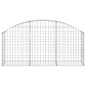 vidaXL Gabione mit Hochbogen 150x30x60/80 cm Verzinktes Eisen vidaXL Gabione mit Hochbogen 150x30x60/80 cm Verzinktes Eisen