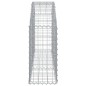 vidaXL Gabione mit Hochbogen 150x30x60/80 cm Verzinktes Eisen vidaXL Gabione mit Hochbogen 150x30x60/80 cm Verzinktes Eisen
