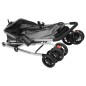 vidaXL Hundewagen Faltbar Grau 76x50x100 cm Oxford-Gewebe vidaXL Hundewagen Faltbar Grau 76x50x100 cm Oxford-Gewebe