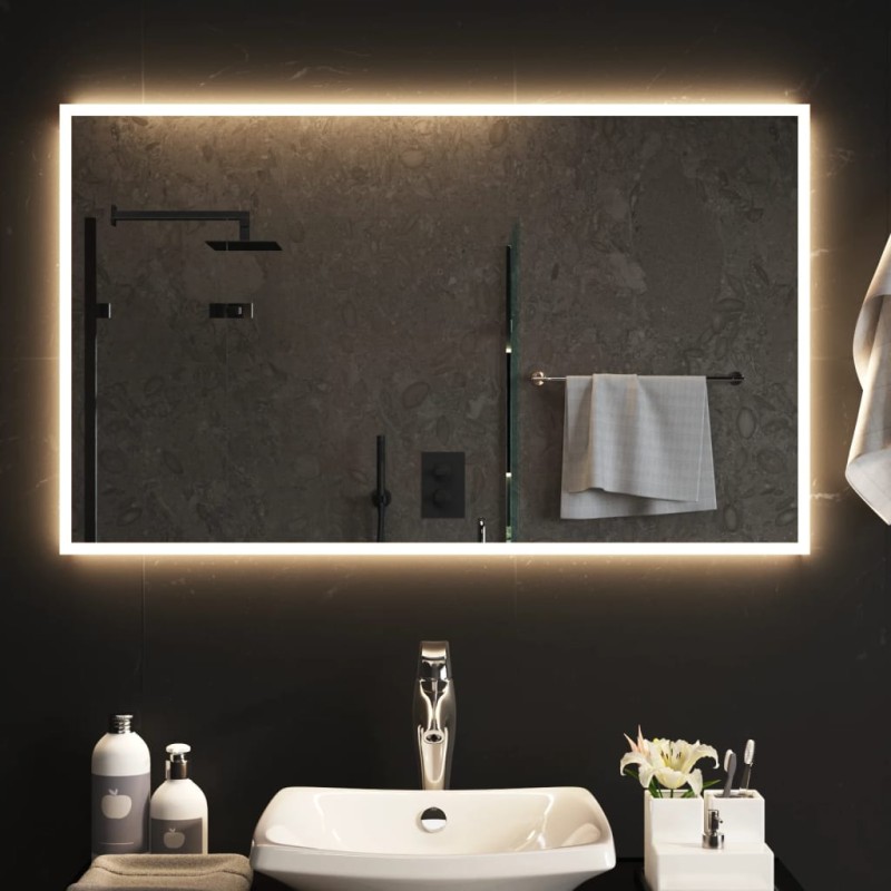 vidaXL LED-Badspiegel 60x100 cm vidaXL LED-Badspiegel 60x100 cm