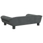 vidaXL Hundebett Dunkelgrau 70x48x22 cm Samt vidaXL Hundebett Dunkelgrau 70x48x22 cm Samt