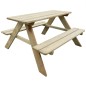 vidaXL Kinder-Picknicktisch 89×89,6×50,8 cm Kiefernholz vidaXL Kinder-Picknicktisch 89×89,6×50,8 cm Kiefernholz
