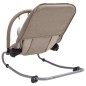 vidaXL Babywippe Taupe Stahl vidaXL Babywippe Taupe Stahl