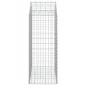 vidaXL Gabione mit Hochbogen 100x50x120/140 cm Verzinktes Eisen vidaXL Gabione mit Hochbogen 100x50x120/140 cm Verzinktes Eisen